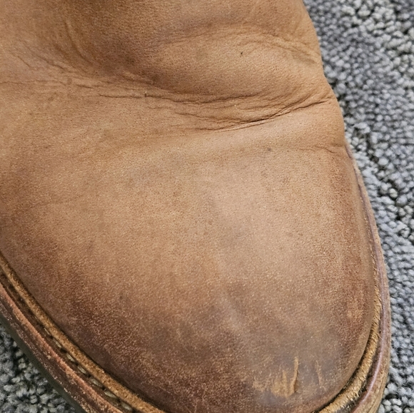 Mens leather boots- brown with side zip closure N.D.C made by hand. - Picture 9 of 15